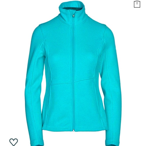 💛 Spyder Women's Endure Full Zip Jacket Teal - Picture 2 of 6